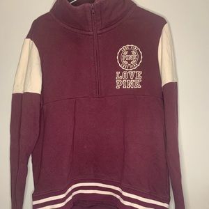 Victoria Secret Pink Half Zip